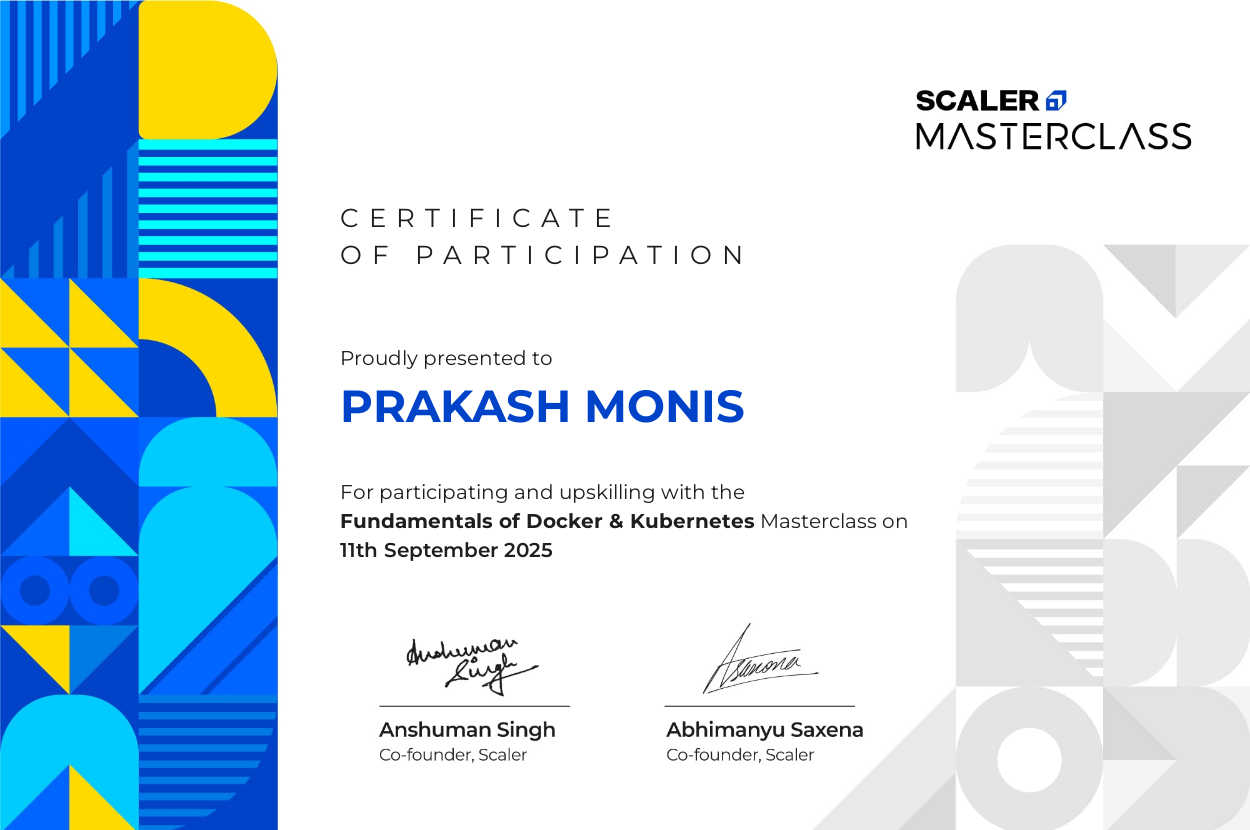 Fundamentals of Docker and Kubernetes